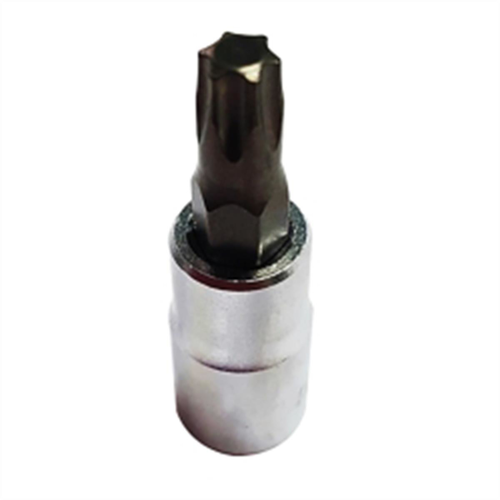 VIM Tools T10 Torx Bit — 1/4in. Square Drive, Satin Chrome, S2 Steel, Model# VIMPFS4T10